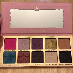 Jeffree Star Beauty Killer Pink, Teal & Jewel-Tone Eyeshadow Palette